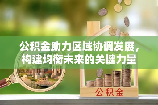 元阳公积金助力区域协调发展，构建均衡未来的关键力量