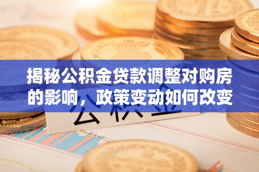 元阳揭秘公积金贷款调整对购房的影响，政策变动如何改变你的买房计划