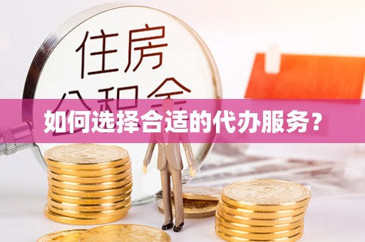 元阳如何选择合适的代办服务？