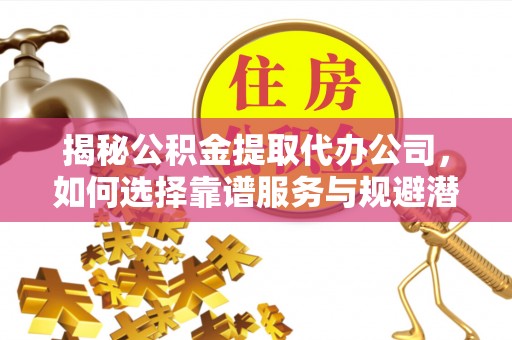元阳揭秘公积金提取代办公司，如何选择靠谱服务与规避潜在风险