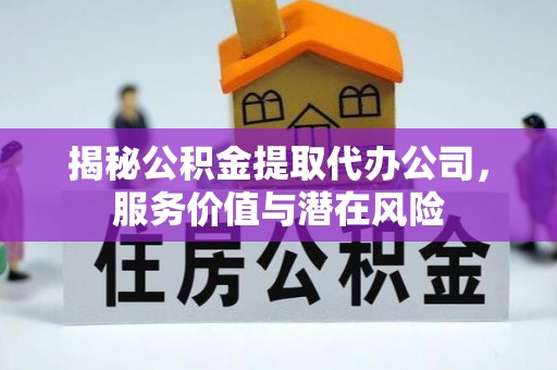 元阳揭秘公积金提取代办公司，服务价值与潜在风险