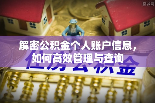 元阳解密公积金个人账户信息，如何高效管理与查询