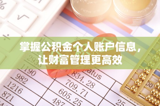 元阳掌握公积金个人账户信息，让财富管理更高效