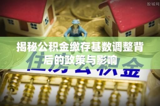 元阳揭秘公积金缴存基数调整背后的政策与影响