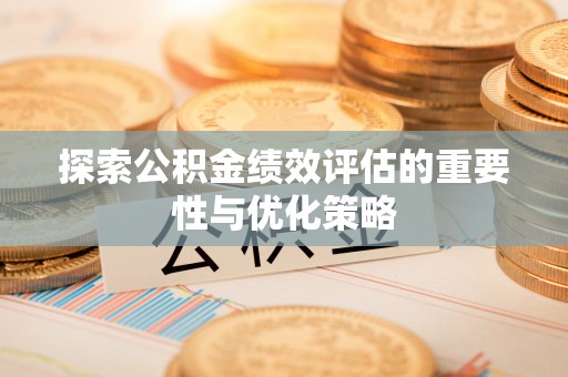 元阳探索公积金绩效评估的重要性与优化策略