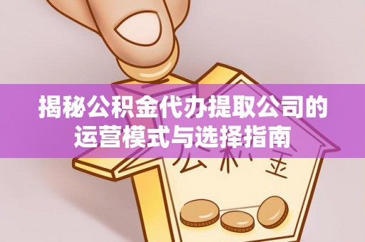元阳揭秘公积金代办提取公司的运营模式与选择指南