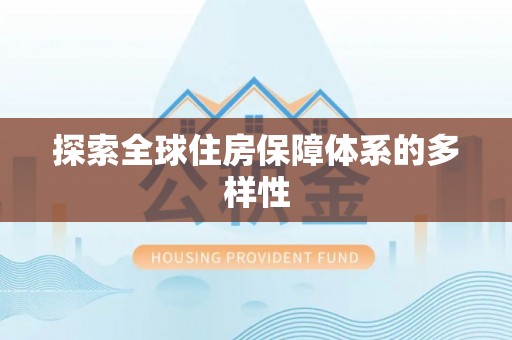 元阳探索全球住房保障体系的多样性