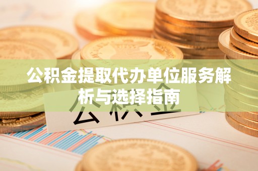 元阳公积金提取代办单位服务解析与选择指南