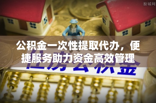 元阳公积金一次性提取代办，便捷服务助力资金高效管理