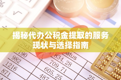 元阳揭秘代办公积金提取的服务现状与选择指南