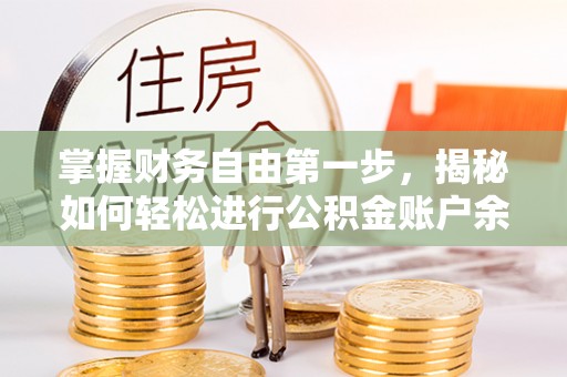 元阳掌握财务自由第一步，揭秘如何轻松进行公积金账户余额查询