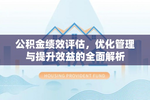 元阳公积金绩效评估，优化管理与提升效益的全面解析