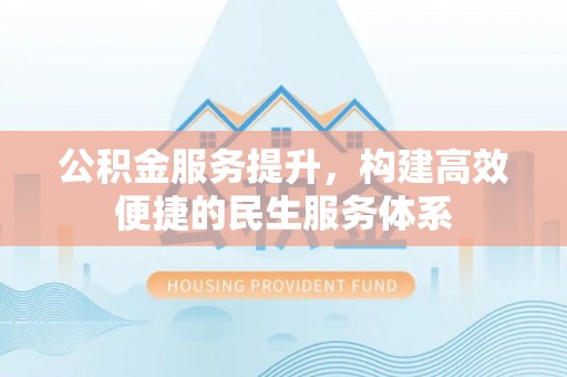 元阳公积金服务提升，构建高效便捷的民生服务体系
