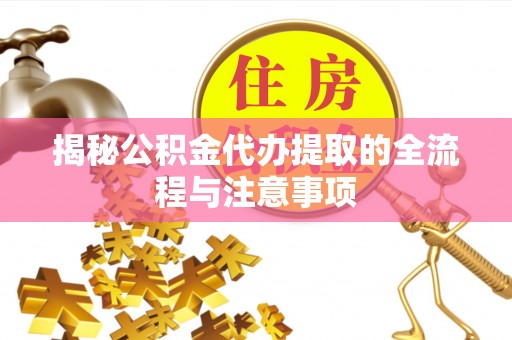 元阳揭秘公积金代办提取的全流程与注意事项
