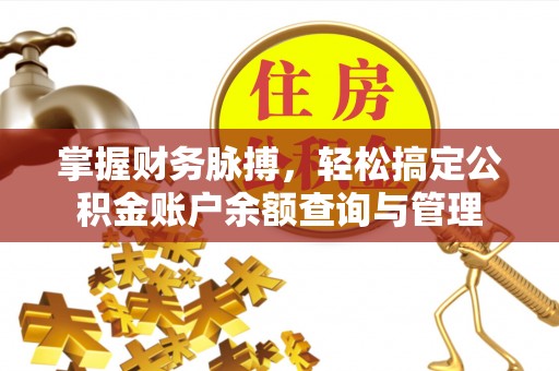 元阳掌握财务脉搏，轻松搞定公积金账户余额查询与管理