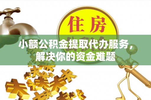 元阳小额公积金提取代办服务，解决你的资金难题
