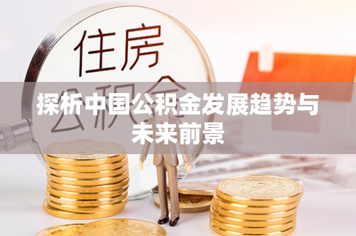 元阳探析中国公积金发展趋势与未来前景