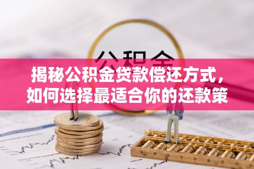 元阳揭秘公积金贷款偿还方式，如何选择最适合你的还款策略？