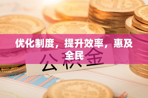 元阳优化制度，提升效率，惠及全民
