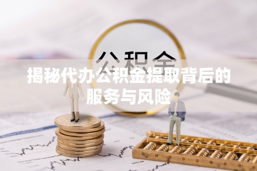 元阳揭秘代办公积金提取背后的服务与风险