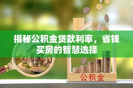 元阳揭秘公积金贷款利率，省钱买房的智慧选择